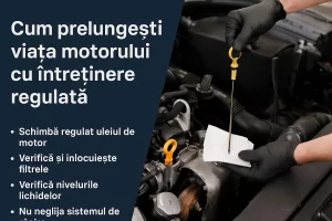 Cum prelungești viața motorului cu întreținere regulată